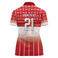 World Football Morocco Custom Women Polo Shirt 1994 Away Retro Red Jersey - Wonder Print Shop