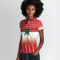 World Football Morocco Custom Women Polo Shirt 1994 Away Retro Red Jersey - Wonder Print Shop