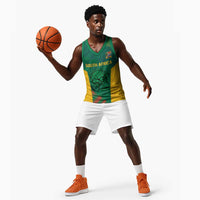 World Football 2026 South Africa Custom Basketball Jersey Tradional Protea Kente Pattern - Wonder Print Shop