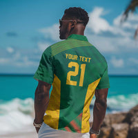 World Football 2026 South Africa Custom Hawaiian Shirt Tradional Protea Kente Pattern - Wonder Print Shop