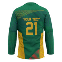 World Football 2026 South Africa Custom Hockey Jersey Tradional Protea Kente Pattern - Wonder Print Shop