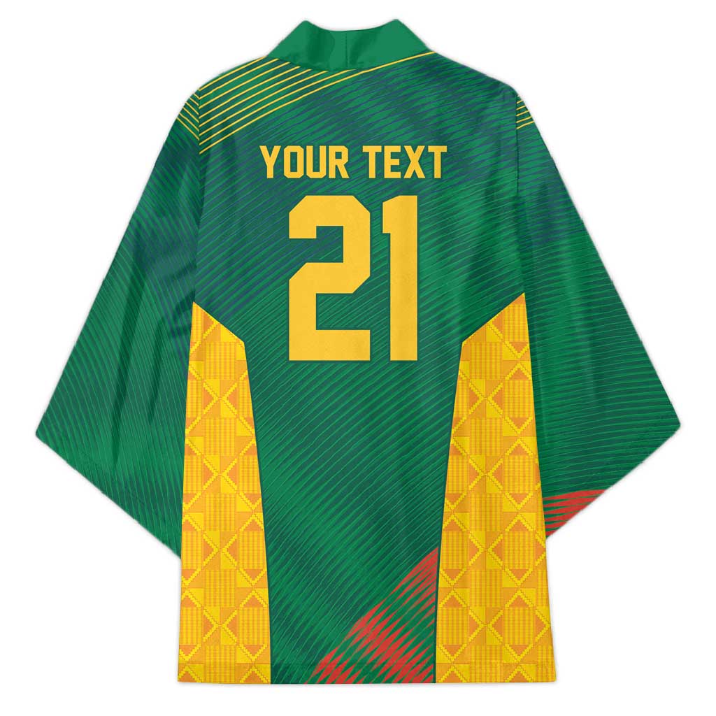 World Football 2026 South Africa Custom Kimono Tradional Protea Kente Pattern - Wonder Print Shop