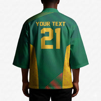 World Football 2026 South Africa Custom Kimono Tradional Protea Kente Pattern - Wonder Print Shop