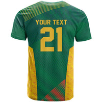 World Football 2026 South Africa Custom T shirt Tradional Protea Kente Pattern - Wonder Print Shop