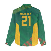World Football 2026 South Africa Custom Women Casual Shirt Tradional Protea Kente Pattern - Wonder Print Shop