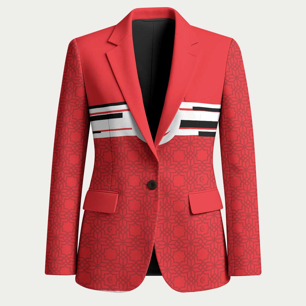 World Football 2026 Tunisia Custom Blazer Traditional Islamic Motif - Wonder Print Shop