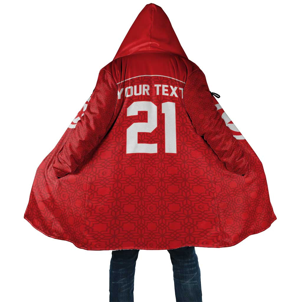 World Football 2026 Tunisia Custom Cloak Traditional Islamic Motif - Wonder Print Shop
