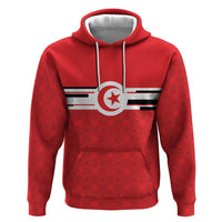 World Football 2026 Tunisia Custom Hoodie Traditional Islamic Motif - Wonder Print Shop