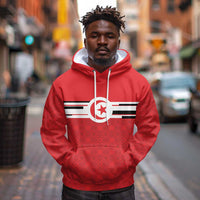 World Football 2026 Tunisia Custom Hoodie Traditional Islamic Motif - Wonder Print Shop