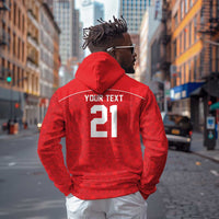 World Football 2026 Tunisia Custom Hoodie Traditional Islamic Motif - Wonder Print Shop