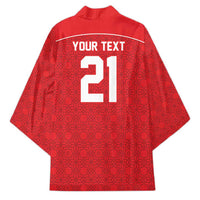 World Football 2026 Tunisia Custom Kimono Traditional Islamic Motif - Wonder Print Shop