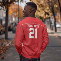World Football 2026 Tunisia Custom Sweatshirt Traditional Islamic Motif - Wonder Print Shop