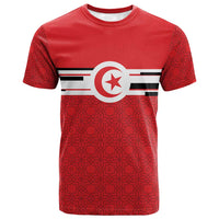 World Football 2026 Tunisia Custom T shirt Traditional Islamic Motif - Wonder Print Shop