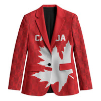 World Football 2026 Canada Custom Blazer Canucks Maple Leaf Pattern - Wonder Print Shop