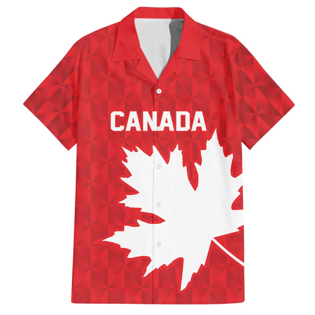 World Football 2026 Canada Custom Hawaiian Shirt Canucks Maple Leaf Pattern - Wonder Print Shop