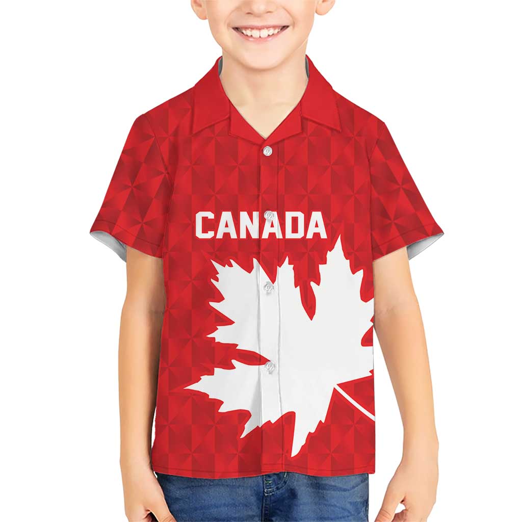 World Football 2026 Canada Custom Hawaiian Shirt Canucks Maple Leaf Pattern - Wonder Print Shop