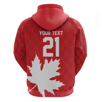 World Football 2026 Canada Custom Hoodie Canucks Maple Leaf Pattern - Wonder Print Shop