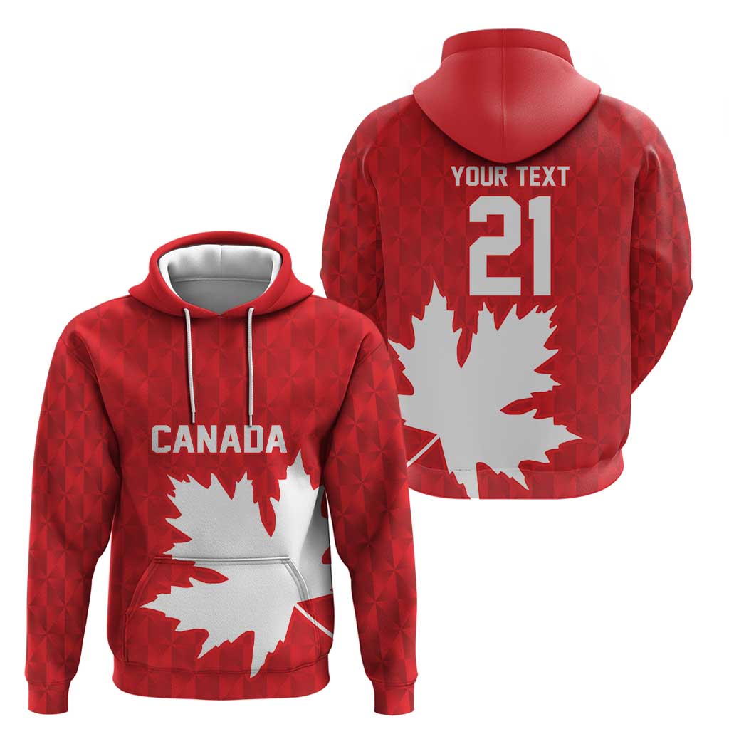 World Football 2026 Canada Custom Hoodie Canucks Maple Leaf Pattern - Wonder Print Shop
