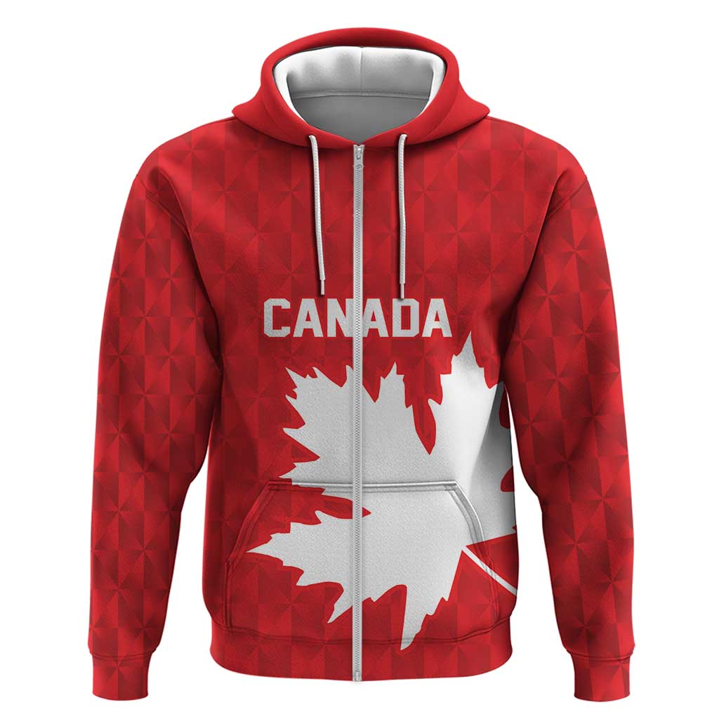 World Football 2026 Canada Custom Hoodie Canucks Maple Leaf Pattern - Wonder Print Shop
