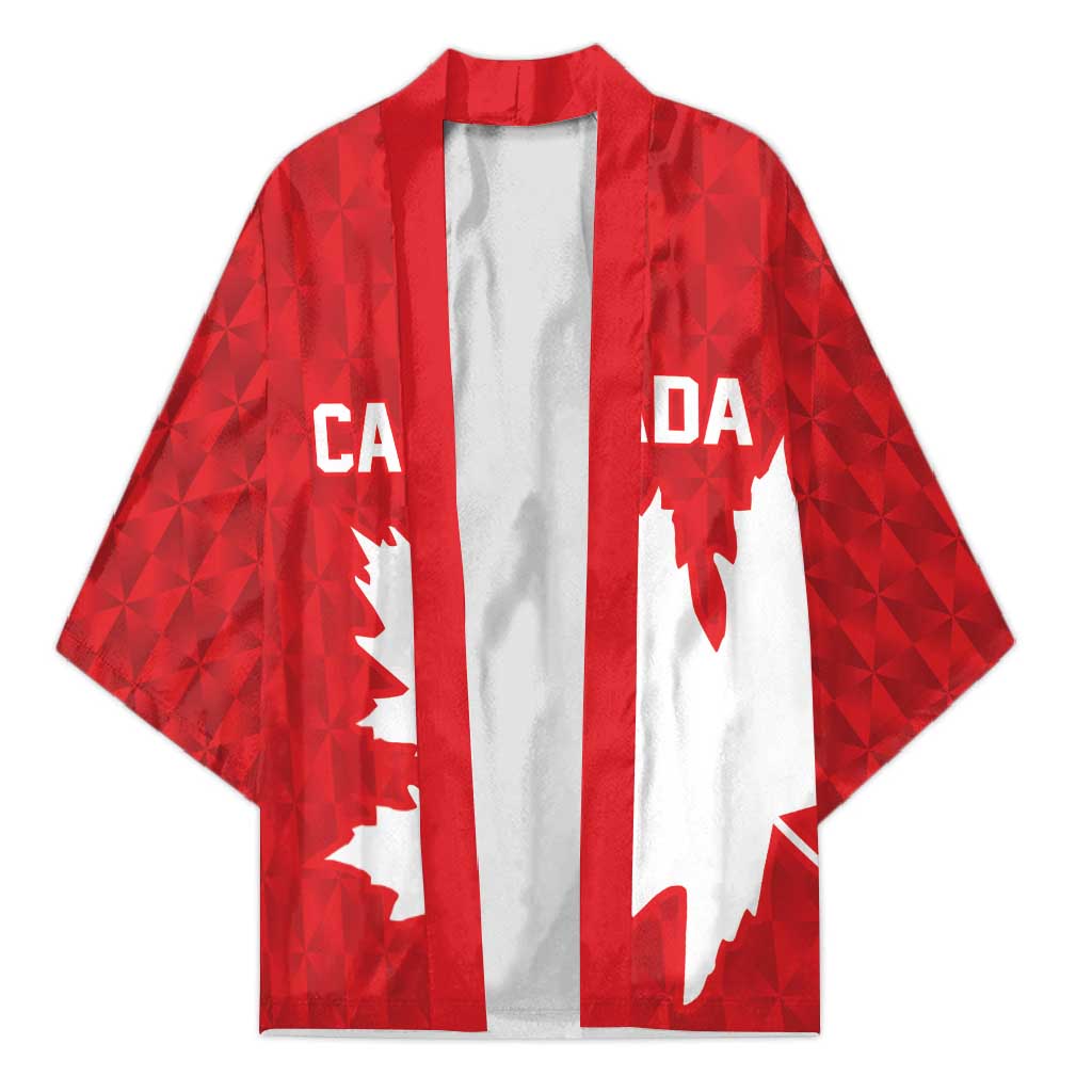 World Football 2026 Canada Custom Kimono Canucks Maple Leaf Pattern - Wonder Print Shop