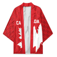 World Football 2026 Canada Custom Kimono Canucks Maple Leaf Pattern - Wonder Print Shop