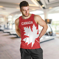 World Football 2026 Canada Custom Men Tank Top Canucks Maple Leaf Pattern - Wonder Print Shop