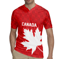 World Football 2026 Canada Custom Rugby Jersey Canucks Maple Leaf Pattern - Wonder Print Shop