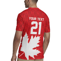 World Football 2026 Canada Custom Rugby Jersey Canucks Maple Leaf Pattern - Wonder Print Shop