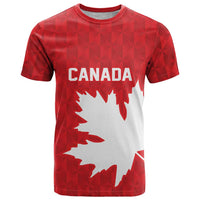 World Football 2026 Canada Custom T Shirt Canucks Maple Leaf Pattern - Wonder Print Shop