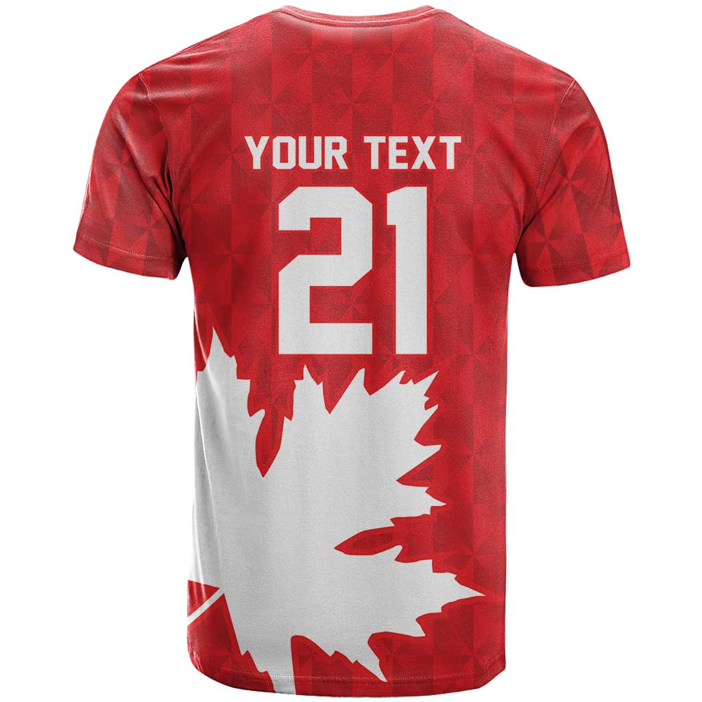 World Football 2026 Canada Custom T Shirt Canucks Maple Leaf Pattern - Wonder Print Shop