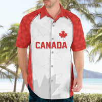 World Football 2026 Canada Custom Hawaiian Shirt Maple Leaf Seamless Pattern - Wonder Print Shop