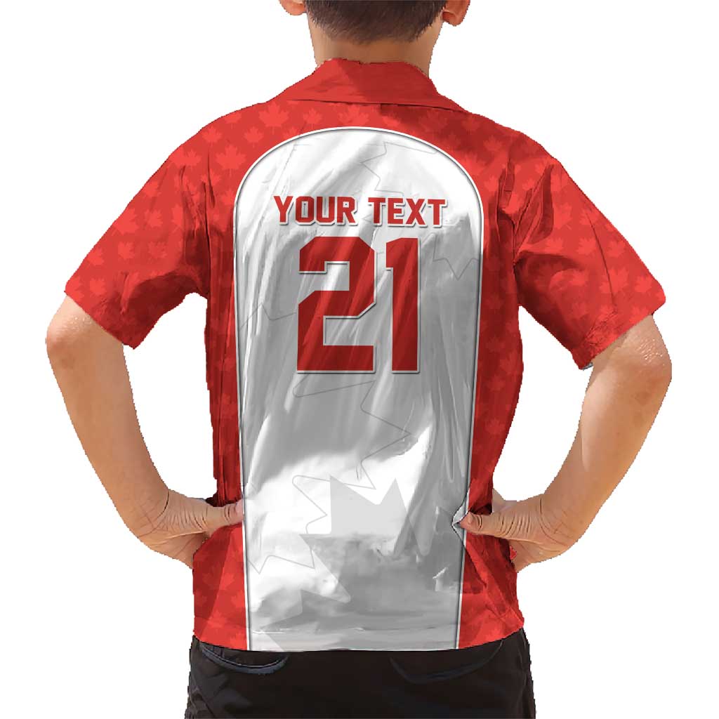 World Football 2026 Canada Custom Hawaiian Shirt Maple Leaf Seamless Pattern - Wonder Print Shop