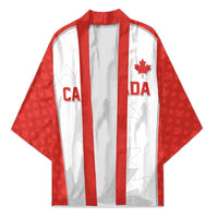 World Football 2026 Canada Custom Kimono Maple Leaf Seamless Pattern - Wonder Print Shop