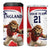 England Lion Mascot Cricket Custom 4 in 1 Can Cooler Tumbler Unique Pattern