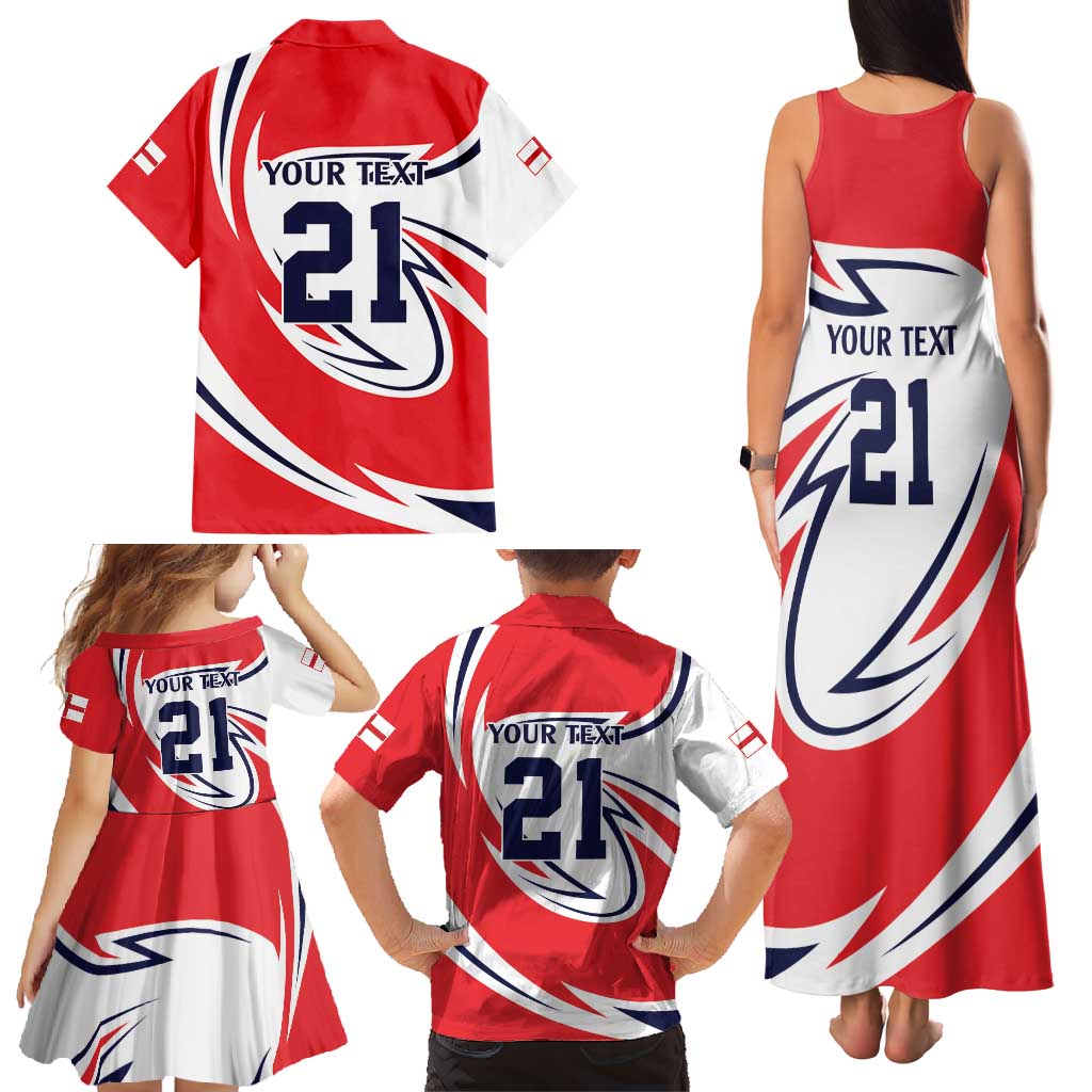 England Lion Mascot Cricket Custom Family Matching Tank Maxi Dress and Hawaiian Shirt Unique Pattern