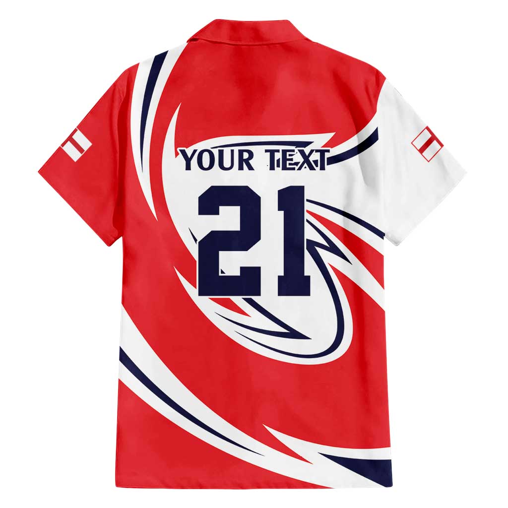 England Lion Mascot Cricket Custom Hawaiian Shirt Unique Pattern