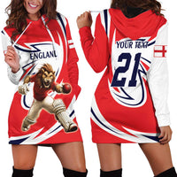 England Lion Mascot Cricket Custom Hoodie Dress Unique Pattern