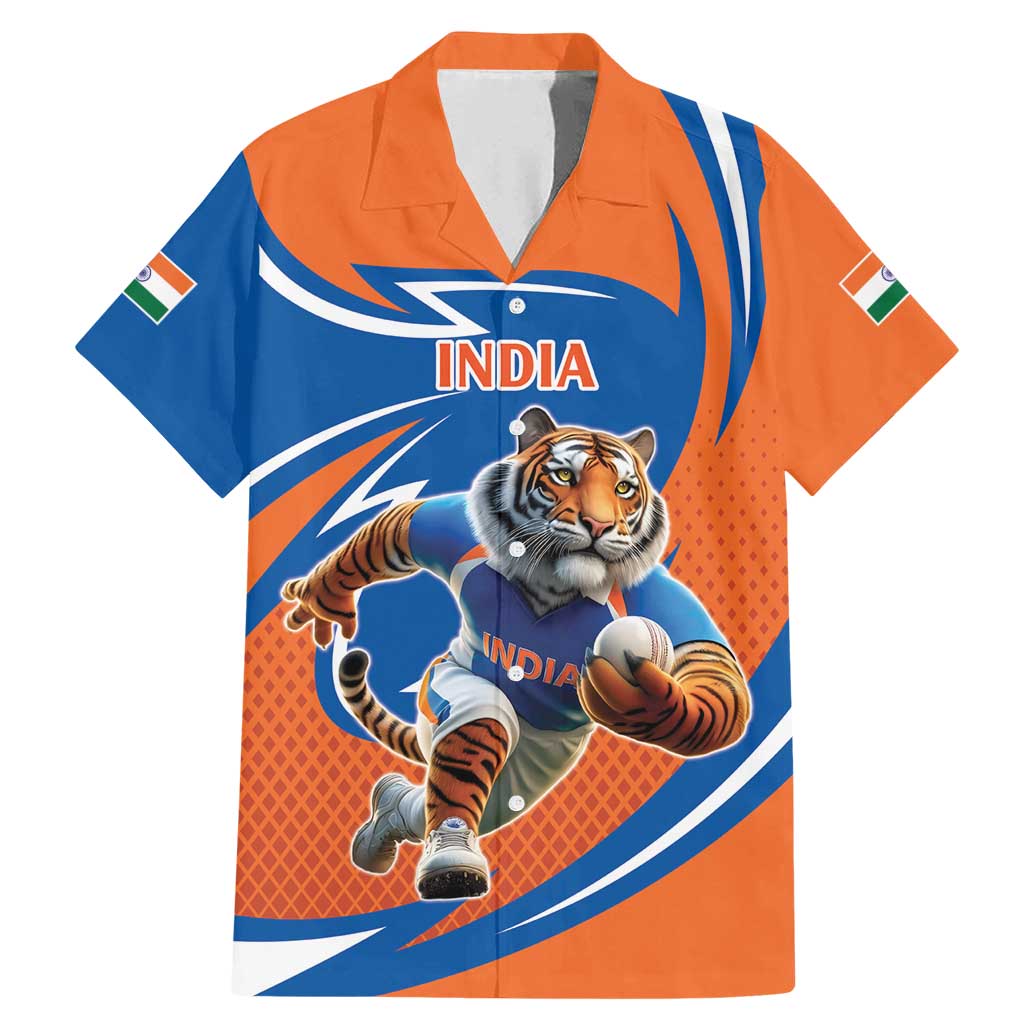 Indian Bengal Tiger Cricket Custom Family Matching Mermaid Dress and Hawaiian Shirt Unique Pattern