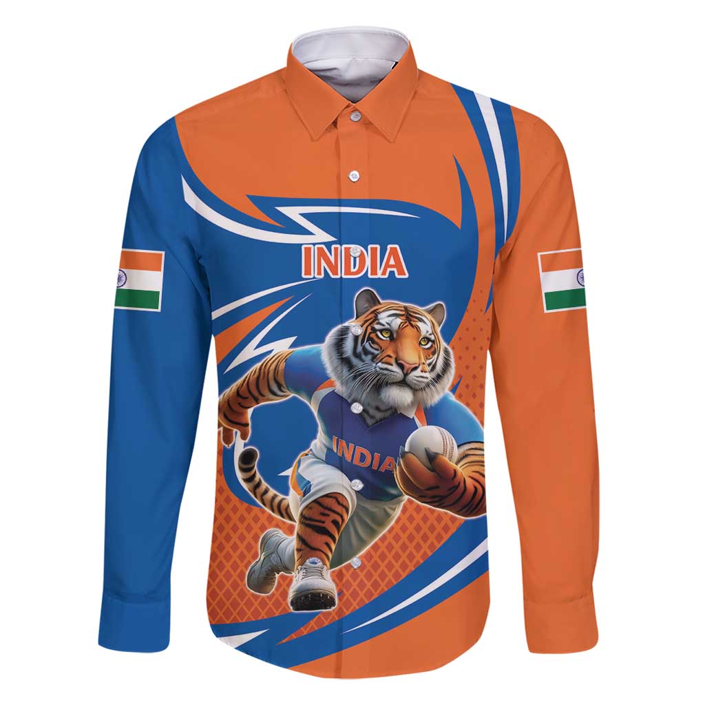 Indian Bengal Tiger Cricket Custom Family Matching Mermaid Dress and Hawaiian Shirt Unique Pattern