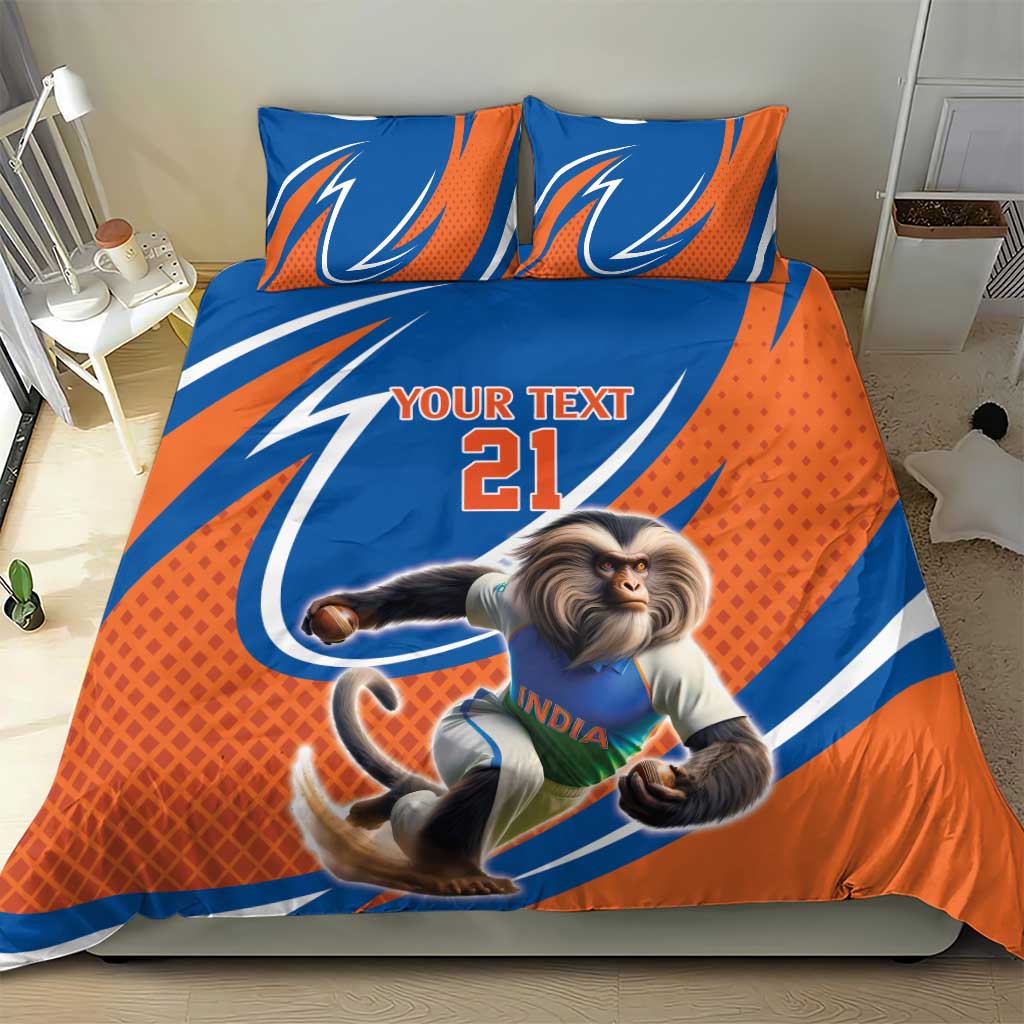Indian Nilgiri Langur Cricket Custom Bedding Set Unique Pattern