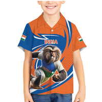 Indian Nilgiri Langur Cricket Custom Family Matching Mermaid Dress and Hawaiian Shirt Unique Pattern