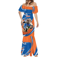 Indian Nilgiri Langur Cricket Custom Mermaid Dress Unique Pattern