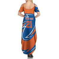 Indian Nilgiri Langur Cricket Custom Summer Maxi Dress Unique Pattern