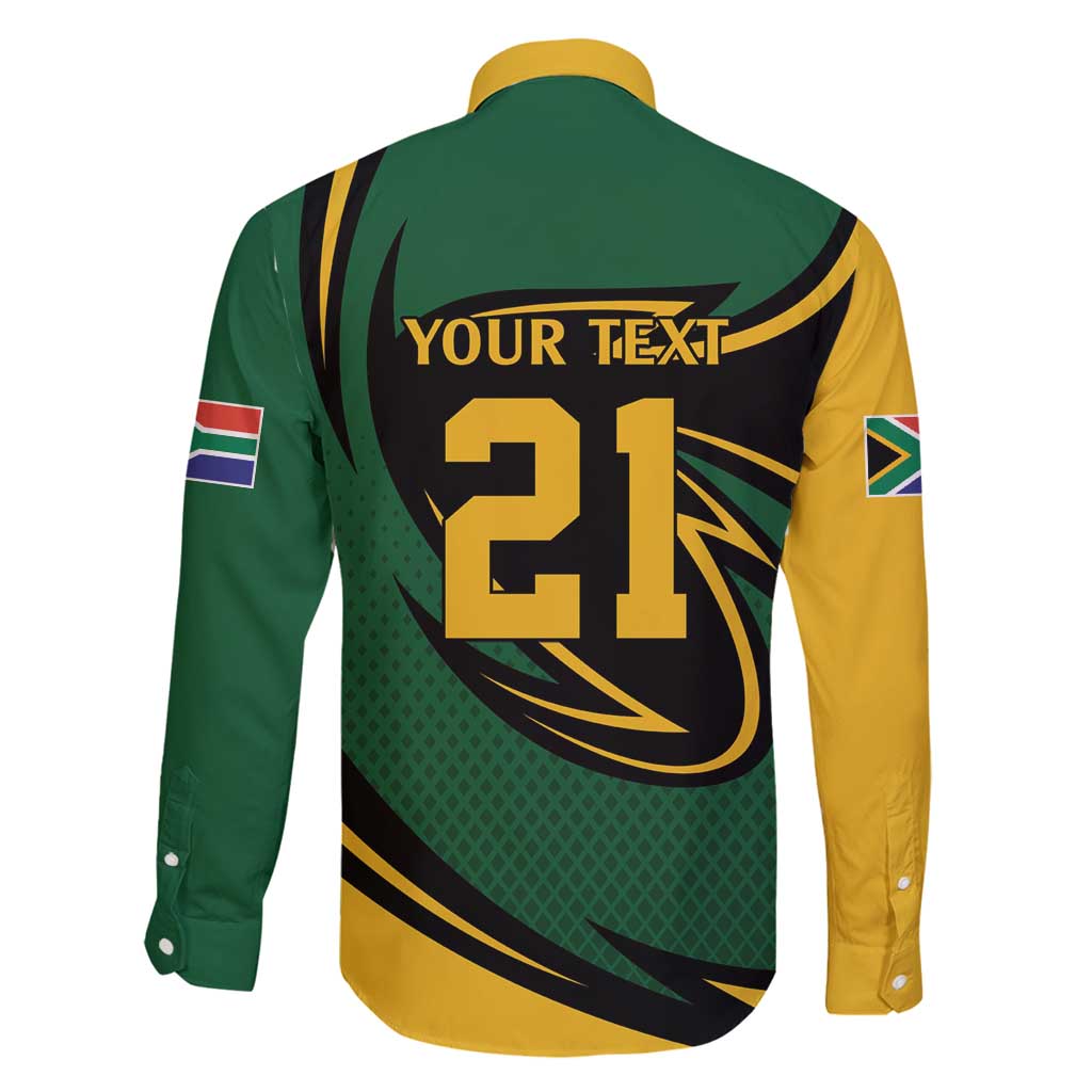 South African Secretary Bird Cricket Custom Family Matching Summer Maxi Dress and Hawaiian Shirt Unique Pattern