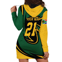 South African Secretary Bird Cricket Custom Hoodie Dress Unique Pattern