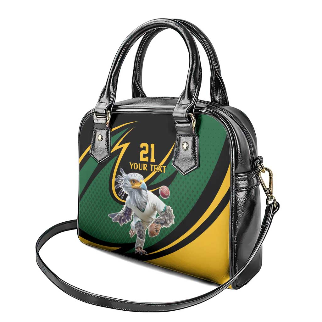 South African Secretary Bird Cricket Custom Shoulder Handbag Unique Pattern