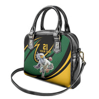 South African Secretary Bird Cricket Custom Shoulder Handbag Unique Pattern