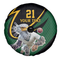 South African Secretary Bird Cricket Custom Spare Tire Cover Unique Pattern