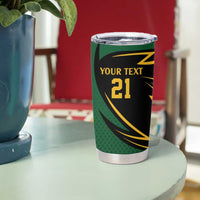 South African Secretary Bird Cricket Custom Tumbler Cup Unique Pattern