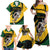 South African Springbok Cricket Custom Family Matching Off Shoulder Maxi Dress and Hawaiian Shirt Unique Pattern